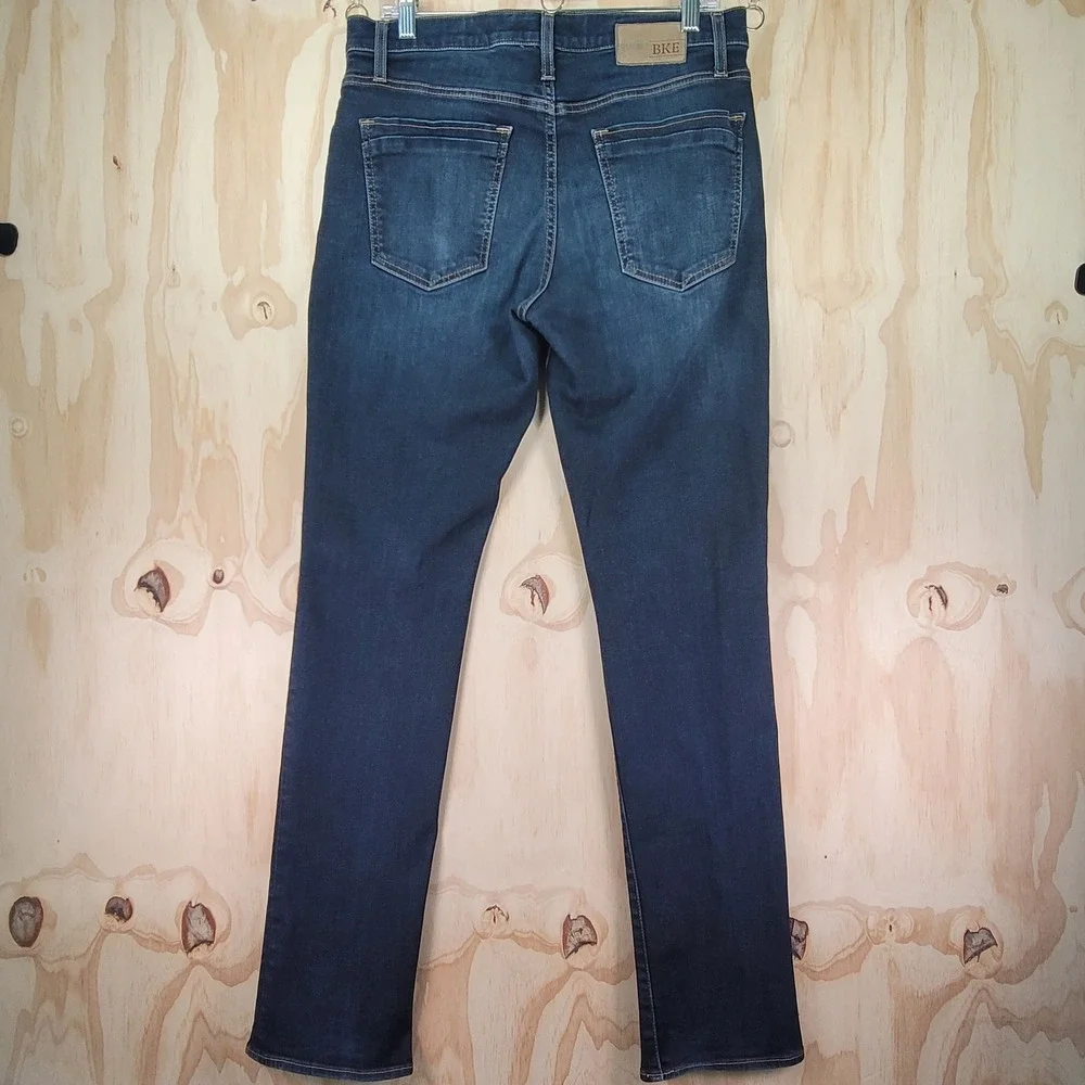 BKE Jake Straight Leg Jeans Mens 34x33.5 Dark Wash Excellent Stretch